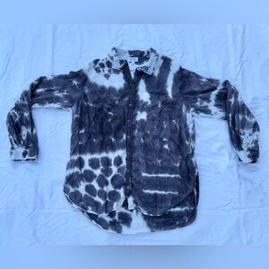 Women’s Tie-Dye Button-Up Shirt by True Craft